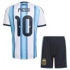 Argentiina Messi 10 Lasten Koti Mm-Kisat 2026 - Jalkapallo Pelipaidat (S/S) Argentiina Messi 10 Lasten Koti Mm-Kisat 2026 - Jalkapallo Pelipaidat (S/S)
